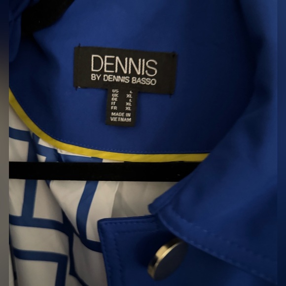 Dennis Basso Blue Women's Jacket - Picture 2 of 5